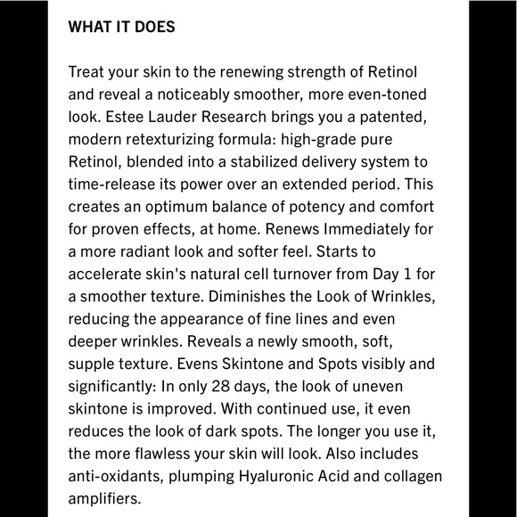 Estée Lauder Perfectionist Pro Rapid Renewal Retinol Treatment 1oz/30mL - Picture 10 of 10